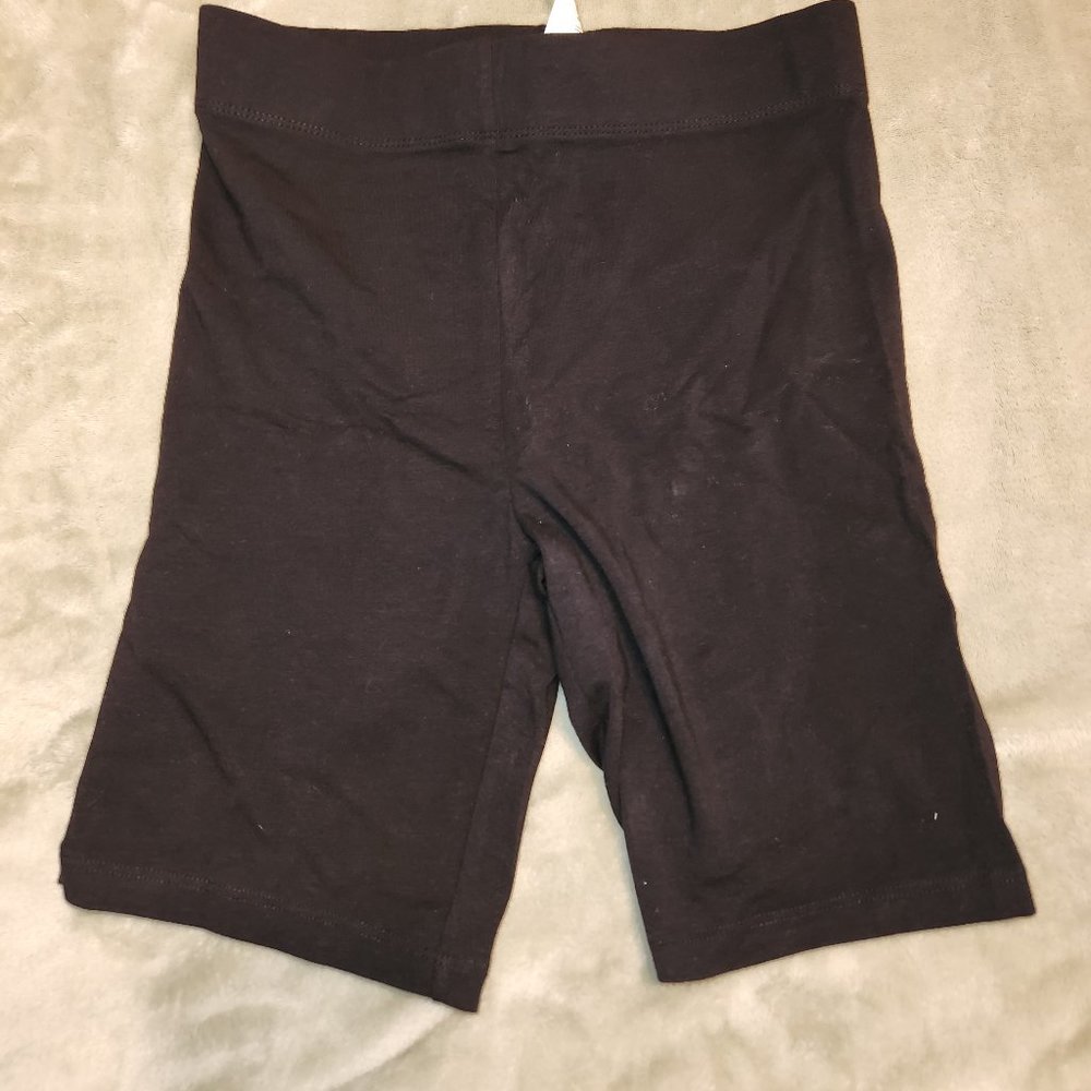 NWT Forever21 Black Bike Shorts L